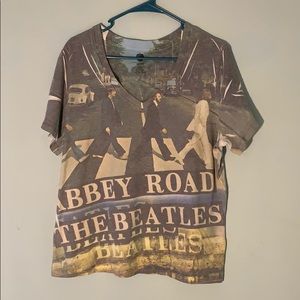The Beatles women abbey road short sleeve tshirt